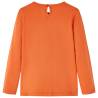 Kids' Long Sleeve T-Shirt - Burnt Orange 116 | Hipomarket