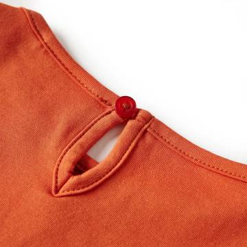 Kids' Long Sleeve T-Shirt - Burnt Orange 116 | Hipomarket