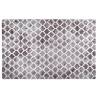 Rug Washable 160x230 cm Multicolour Anti Slip Colour grey and white Size 160 x 230 cm 