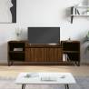 TV Cabinet Brown Oak 160x35x55 cm Engineered Wood Colour brown oak Quantity in Package 1 