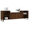 Stylish Brown Oak TV Cabinet | 160x35x55 cm Engineered Wood