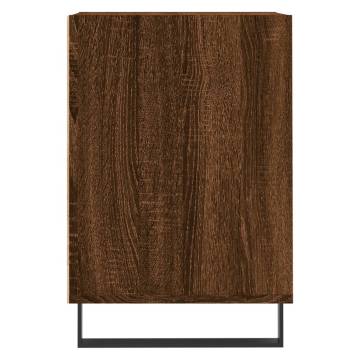 Stylish Brown Oak TV Cabinet | 160x35x55 cm Engineered Wood