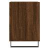 Stylish Brown Oak TV Cabinet | 160x35x55 cm Engineered Wood