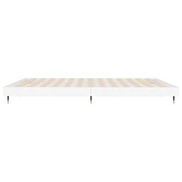 White Super King Bed Frame 180x200 cm - Durable & Stylish