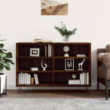 Elegant Brown Oak Sideboard - 103.5x35x70 cm | Hipo Market