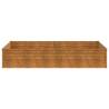 Corten Steel Garden Raised Bed 195x100x36 cm | Hipomarket