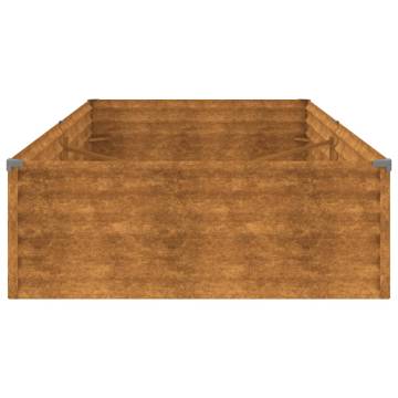 Corten Steel Garden Raised Bed 195x100x36 cm | Hipomarket