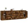 Elegant 3-Piece Smoked Oak Sideboards | Durable & Stylish