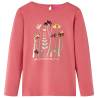 Kids' T-shirt with Long Sleeves Old Pink 92 Colour pink Size 92 (1.5-2y) 