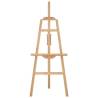 Easel Stand 53.5x95x127 cm - Solid Pine Wood Art Easel