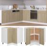 Corner Bottom Cabinet Sonoma Oak 75.5x75.5x80.5 cm Engineered Wood Colour sonoma oak Quantity in Package 1 Model 1x corner bottom cabinet (2 doors) 75.5 cm Number of 