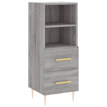 Highboard Grey Sonoma 34.5x34x180 cm - Stylish Storage Solution