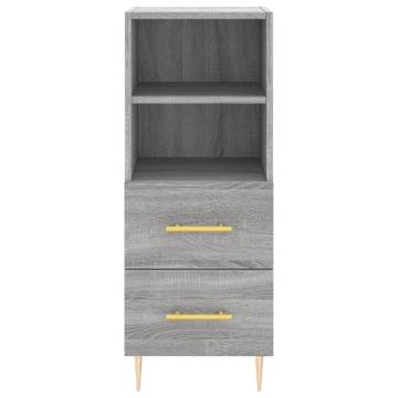 Highboard Grey Sonoma 34.5x34x180 cm - Stylish Storage Solution