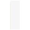 Stylish White TV Cabinet - 30.5x30x90cm Engineered Wood