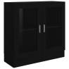 Vitrine Cabinet Black 82.5x30.5x80 cm - Stylish Storage Solution