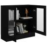 Vitrine Cabinet Black 82.5x30.5x80 cm - Stylish Storage Solution