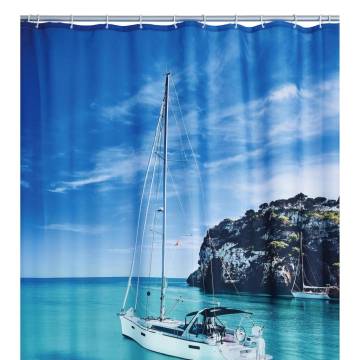 RIDDER Shower Curtain Sailboat 180x200 cm - Stylish & Functional