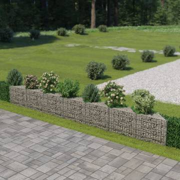 Gabion Wall Galvanised Steel 450x30x50 cm - Durable & Stylish