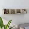 CD Wall Shelf Sonoma Oak 100x18x18 cm Engineered Wood Colour sonoma oak Quantity in Package 1 Number of Pieces 