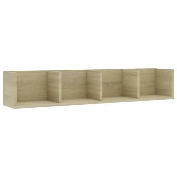 CD Wall Shelf Sonoma Oak - Stylish Storage Solution