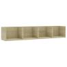 CD Wall Shelf Sonoma Oak - Stylish Storage Solution