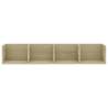 CD Wall Shelf Sonoma Oak - Stylish Storage Solution