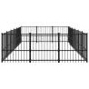 Outdoor Dog Kennel Steel 16.94 m² - Safe and Durable