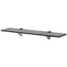 Floating Shelf Glass 50x10 cm 8 mm Colour black Size 50 x 10 cm Quantity in Package 1 Number of Pieces 