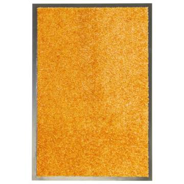 Washable Orange Doormat 40x60 cm - Stylish & Practical