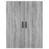 Highboard Grey Sonoma 69.5x34x180 cm Engineered Wood - Stylish Storage