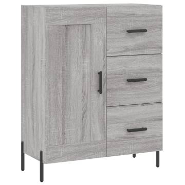 Highboard Grey Sonoma 69.5x34x180 cm Engineered Wood - Stylish Storage