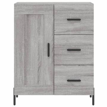 Highboard Grey Sonoma 69.5x34x180 cm Engineered Wood - Stylish Storage