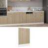 Dishwasher Panel Sonoma Oak 45x3x67 cm Engineered Wood Colour sonoma oak Quantity in Package 1 Model dishwasher panel 45 cm Number of 