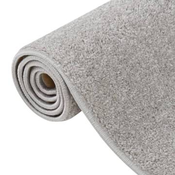 Elegant Light Grey Short Pile Rug 120x170 cm - Hipomarket