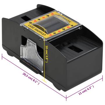 Automatic Card Shuffler Black for 2 Decks | HipoMarket