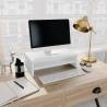 Monitor Stand White - Modern Engineered Wood Design