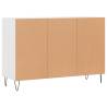 Stylish White Sideboard - 103.5x35x70 cm Engineered Wood