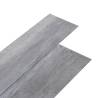 Self-Adhesive PVC Flooring Planks - 5.02 m² Matt Wood Grey