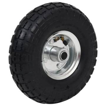 Sack Truck Wheels 4 pcs Rubber 4.10/3.50-4 (260x83) - Durable & Reliab