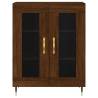 Stylish Highboard Brown Oak - 69.5x34x180 cm | HipoMarket