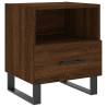 Brown Oak Bedside Cabinets - 2 pcs | Stylish Storage Solution