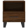 Brown Oak Bedside Cabinets - 2 pcs | Stylish Storage Solution