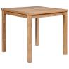 Garden Table 80x80x77 cm Solid Teak Wood Size 80 x 80 x 77 cm Quantity in Package 1 