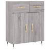 Highboard Grey Sonoma - Stylish Engineered Wood Storage Solution