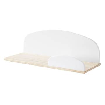 Vipack Wall Shelf Kiddy 65 cm - White Wood Shelf for Kids