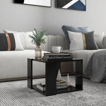 Stylish Black Coffee Table 40x40 cm - Modern Home Decor