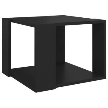 Stylish Black Coffee Table 40x40 cm - Modern Home Decor