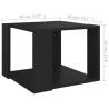 Stylish Black Coffee Table 40x40 cm - Modern Home Decor