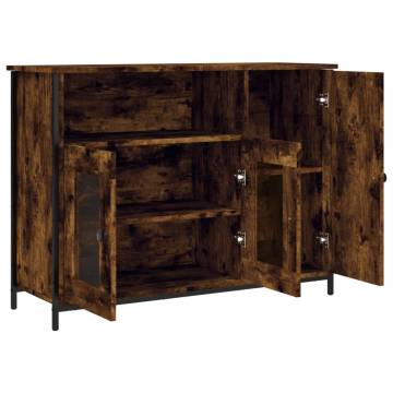 Sideboard Smoked Oak 100x35x75 cm - Elegant & Durable Design