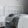 Metal Headboard White 100 cm Colour white Size 100 cm Quantity in Package 1 